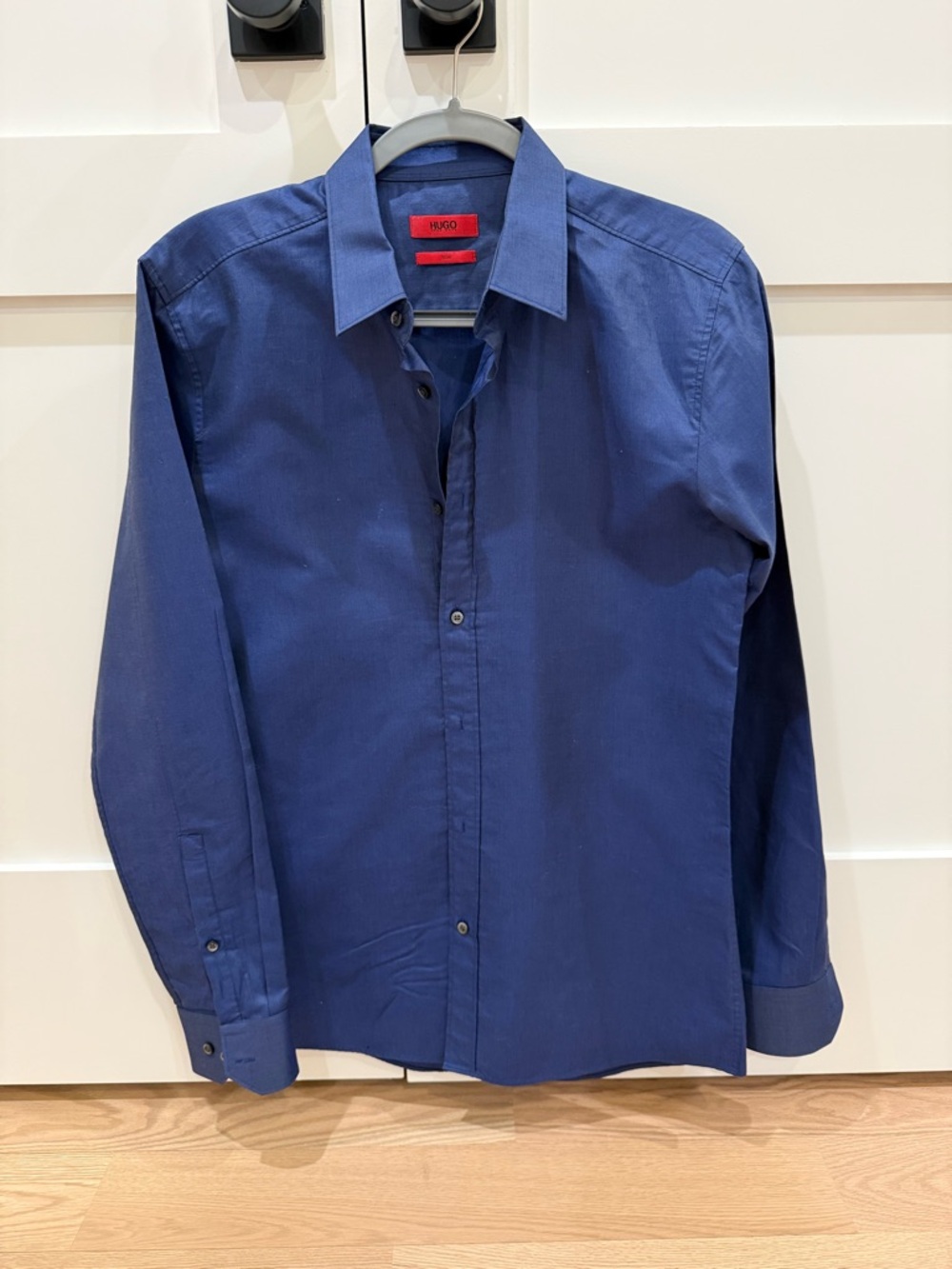 Hugo Boss Men’s Elisha Dark Blue Dress Shirt